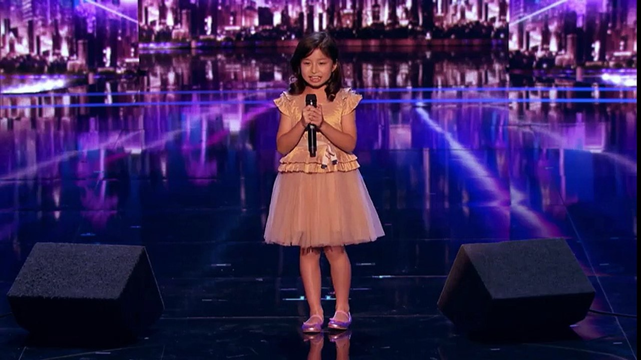 Celine Tam- Adorable 9-Year-Old Earns Golden Buzzer From Laverne Cox - America's Got Talent 2017