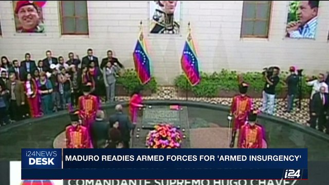 i24NEWS DESK | Maduro readies armed forces for 'armed insurgency' | Saturday, August 5th 2017