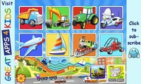 Et application pour aller enfants qui des choses camions véhicule |