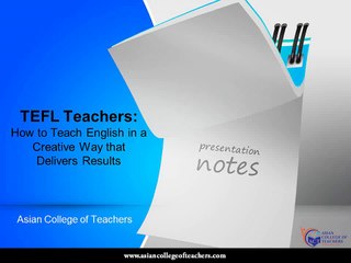 How to Teach English in a Creative Way that Delivers Results