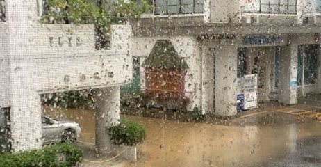 Typhoon Noru Brings Flooding to Japan's Amami Island