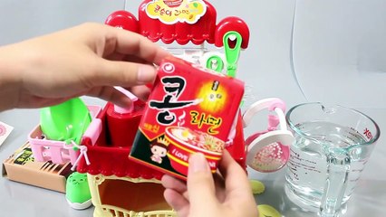 콩순이 라면가게 장난감 요리놀이 주방놀이 Kitchen Cooking playset ramen toys