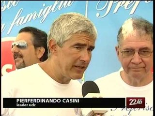 TG 14.08.09 Casini: preferisco la famiglia