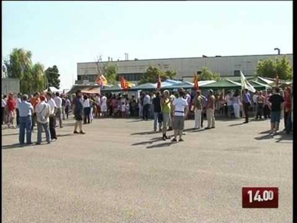 TG 17.08.09 Potenza: Lasme, protesta lavoratori a ferragosto