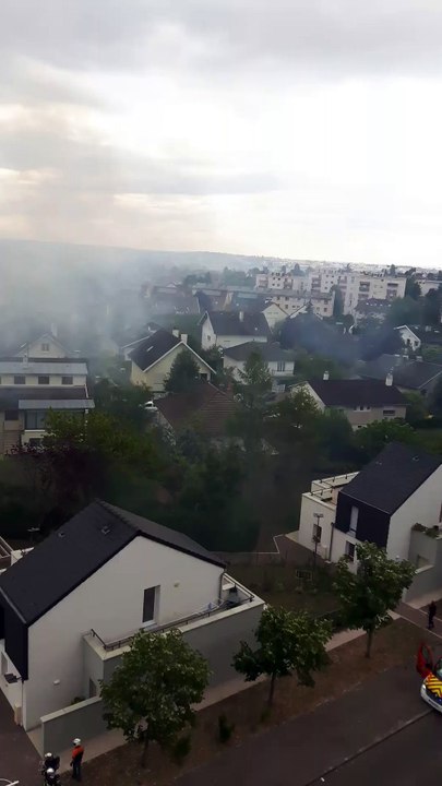 Un incendie dans un lotissement à Fontaine-lès-Dijon