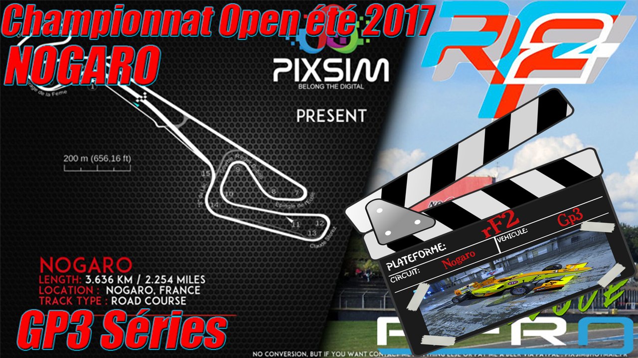 Tour de piste à Nogaro  en Gp3 sur Rfactor 2