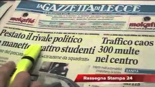 Leccenews24 Notizie dal Salento in Tempo Reale: Rassegna Stampa 20 Marzo