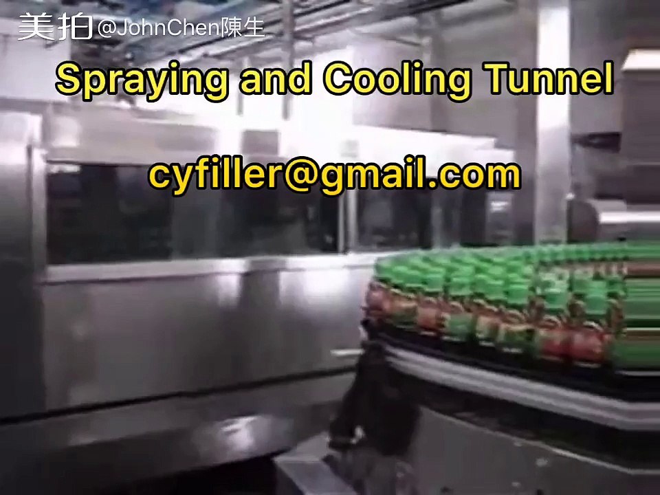 Spraying Cooling Tunnel