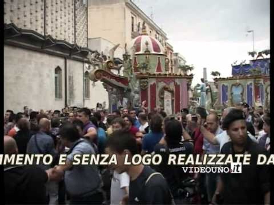 festa della Bruna : uscita del carro tionfale