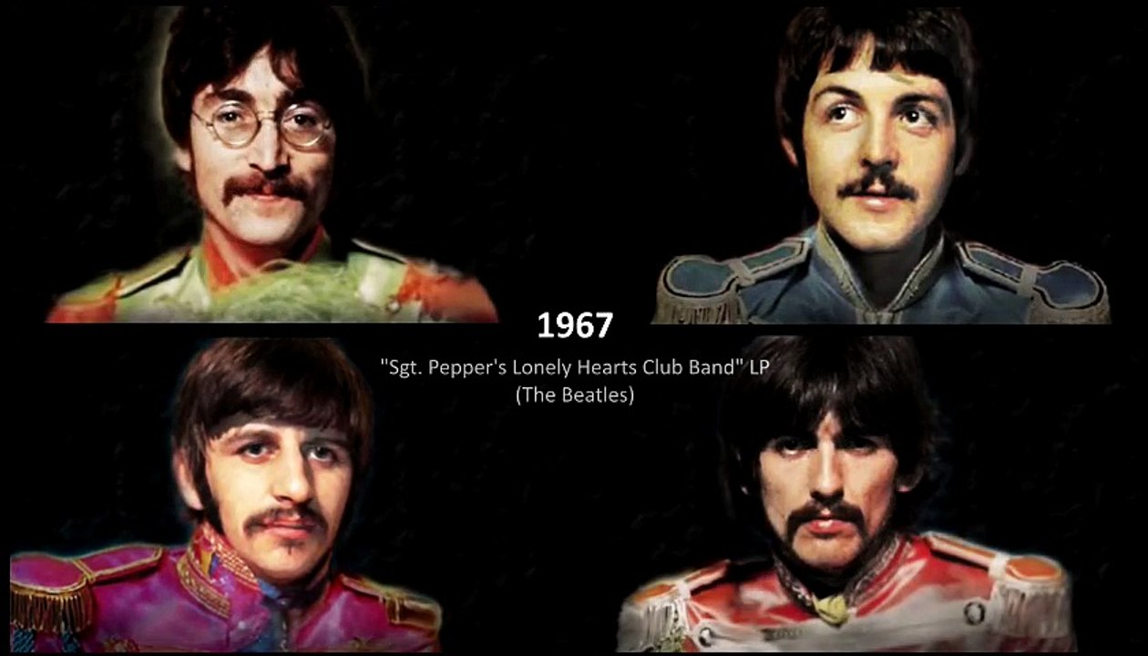 The Beatles Aging Together 1960-2017