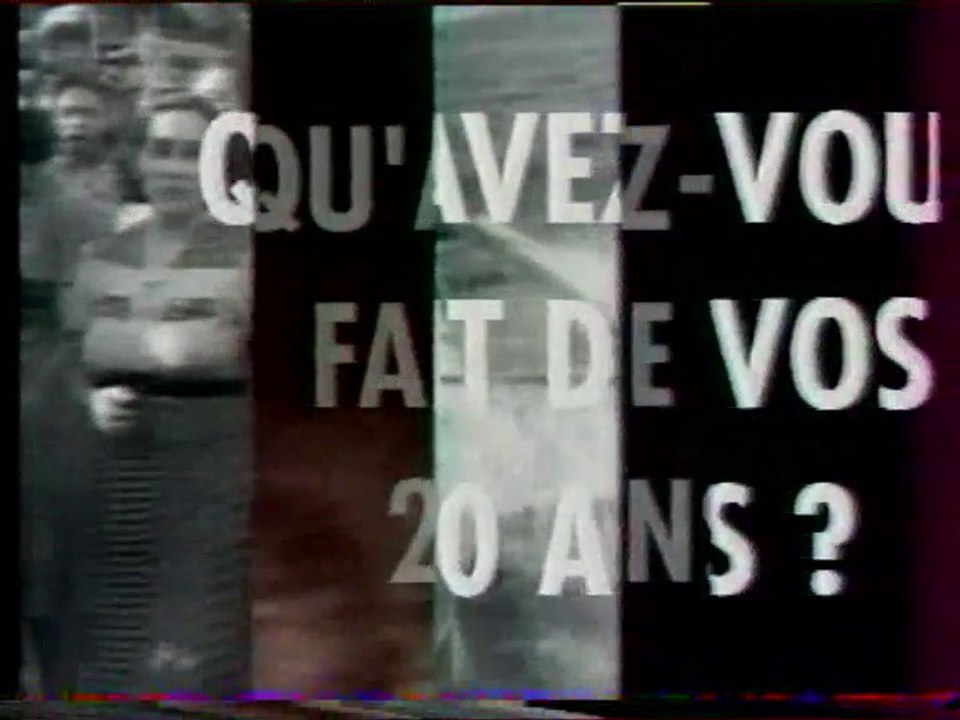 Antenne 2 - 26 Mars 1991 - Pubs, teaser, générique "Qu'avez-vous fait de vos 20 ans ?"