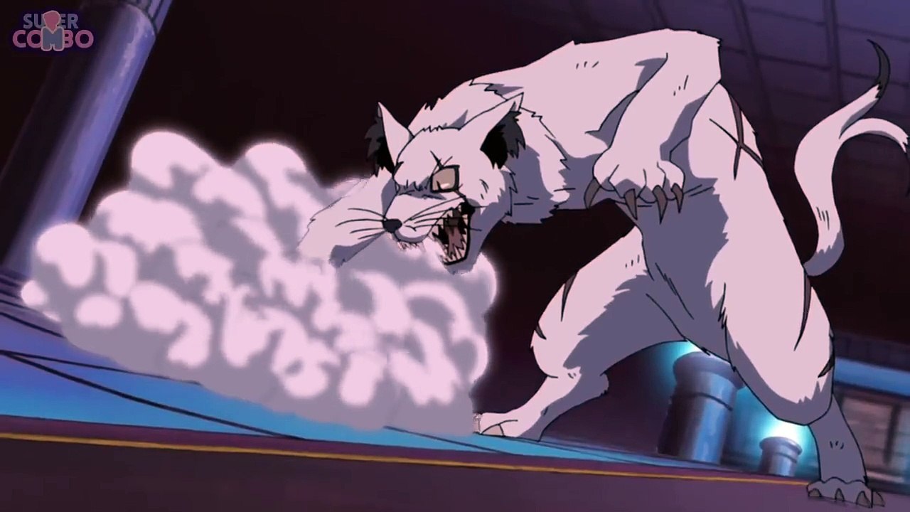 Sasuke vs Nekomata Genjutsu Fight Naruto and Sakura Save Him!