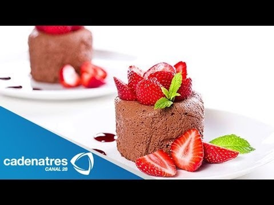 Receta para preparar mousse de chocolate. Receta de mousse / Postres fáciles y rápidos