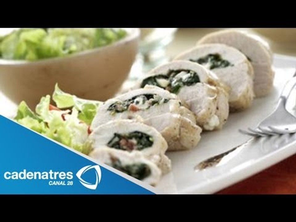 Receta de Pechuga Rellena de Espinacas y Feta / Pechuga Rellena de Espinacas y Feta