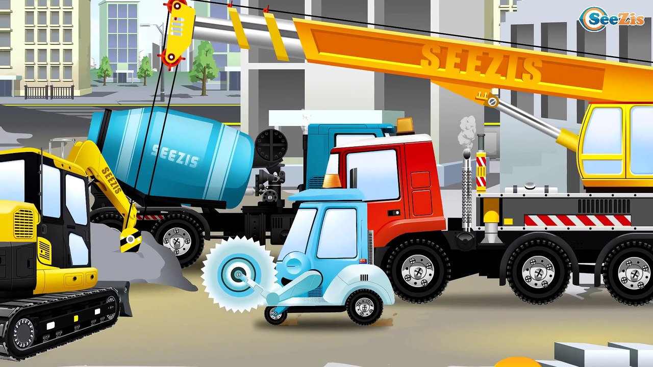 Educational Videos for Kids with Bulldozer Construction Truck