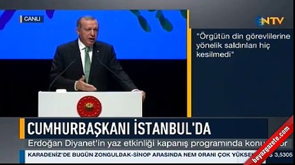 Cumhurbaşkanı Erdoğan'dan Diyanet'e FETÖ eleştirisi: Geç kalındı