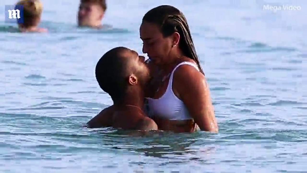 Chloe Green arrives in Barbados with Jeremy Meeks