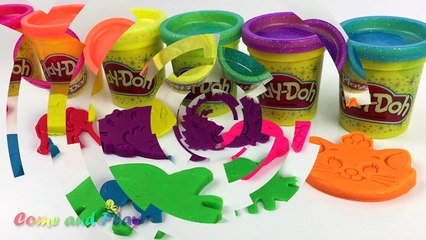 Descargar video: Learn Colors Play Doh Ice Cream Popsicle Peppa Pig Elephant Molds Fun & Creative for Kids