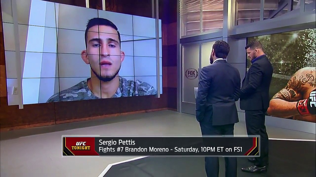 Sergio Pettis talks about his upcoming fight with Brandon Moreno | UFC TONIGHT