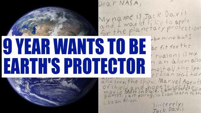 NASA: 9 year old wants to be hired as Planetary Protection Officer, writes application | Oneindia