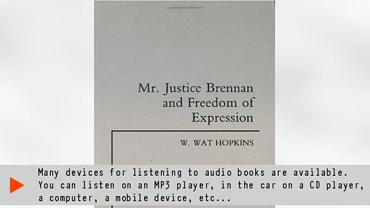 Mr. Justice Brennan and Freedom of Expression | Ebook