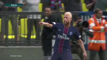 Bienvenue, Neymar! Incrível gol com a camisa do PSG no PES 2017
