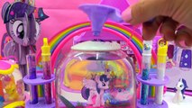 My Little Pony Rainbow Dash , Twilight Glitter Water Globe Maker MLP Playset