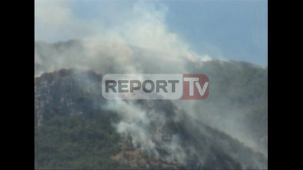 Report TV - Probleme me helikopterët, zjarri vijon që të djegë pyjet e Matit