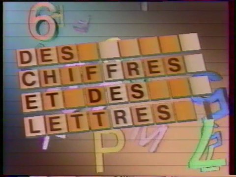Antenne 2 - 24 Juillet 1991 - Speakerine, Des Chiffres Et Des Lettres (complet, Laurent Cabrol)