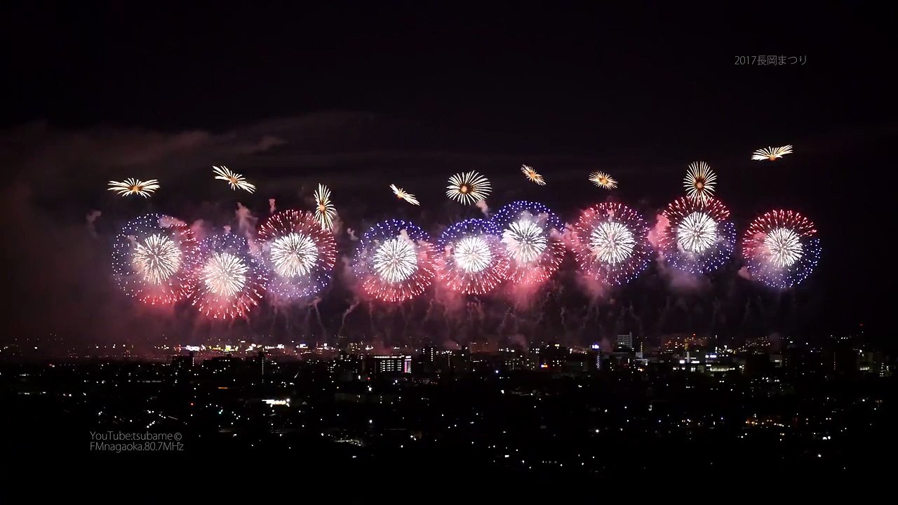2017 長岡花火 フェニックス [4K] Revival prayer fireworks【Phoenix】 2017年8月2日 Nagaoka Fireworks festival