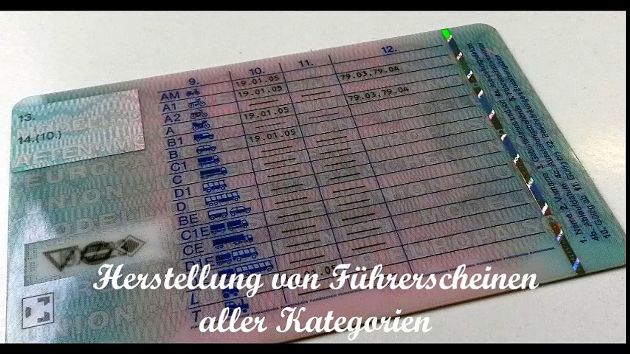 kaufen Führerscheinen
