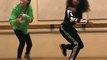 Taylor Hatala , Kyndall Harris , @antoinetroupe ju ju on that beat challenge #jujuonthatbe