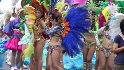 【2017/8/5】第39回たたら祭りサンバパレード　１　G.R.E.S. ALEGRIA、こども王国