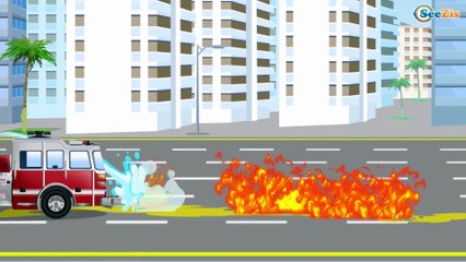 Carros de Carreras es Rojo - Coches Inteligentes - Colores - Carros para niños