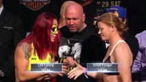 Cris Cyborg vs. Tonya Evinger | Weigh-In | UFC 214