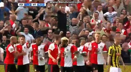 Jens Toornstara Goal - Feyenoord 1-0 Vitesse 05.08.2017