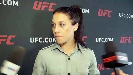 Joanna Jedrzejczyk was serious about fighting at UFC 213