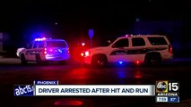 Driver arrested after pedestrian collision in Phoenix, impairment suspected