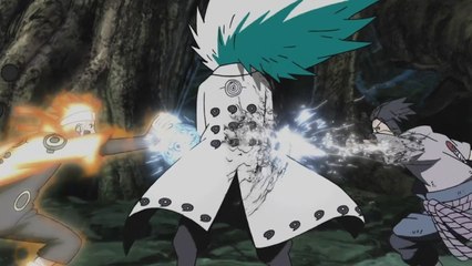 Naruto and Sasuke vs Madara Full Fight