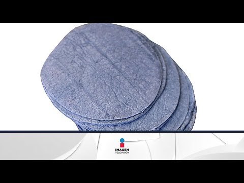 Receta para preparar tortillas azules hechas a mano. Tortillas azules / Tortillas hechas a mano