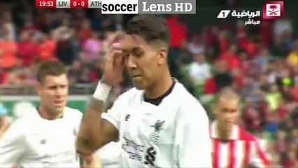 Roberto  Firmino Goal HD - liverpool 1-0 athletic Club 05.08.2017 HD