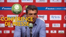 Conférence de presse Stade de Reims - US Orléans (2-0) : David GUION (REIMS) - Didier OLLE-NICOLLE (USO) - 2017/2018