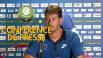 Conférence de presse FBBP 01 - Paris FC (1-2) : Hervé DELLA MAGGIORE (BBP) - Fabien MERCADAL (PFC) - 2017/2018