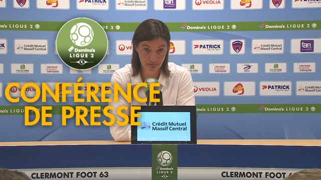Conférence de presse Clermont Foot - Tours FC (2-0) : Corinne DIACRE (CF63) - Gilbert ZOONEKYND (TOURS) - 2017/2018