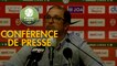 Conférence de presse AS Nancy Lorraine - Chamois Niortais (0-0) :  (ASNL) - Denis RENAUD (CNFC) - 2017/2018