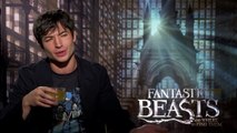 Ezra Miller for Fantastic Beasts talks about realizing as a kid he liked kissing boys.