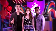 The Next Step cast present Blue Peter in British accents - CBBC