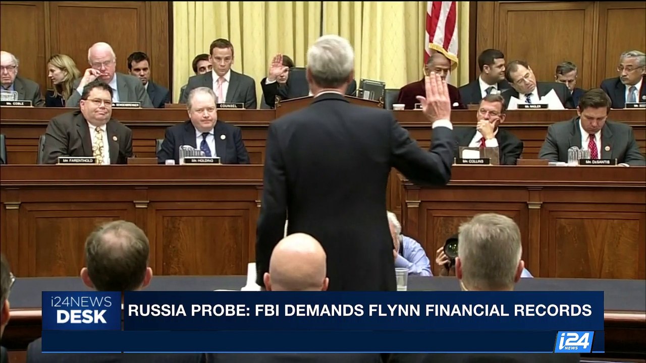i24NEWS DESK | Russia probe: FBI demands Flynn financial records  | Saturday, August 5th 2017
