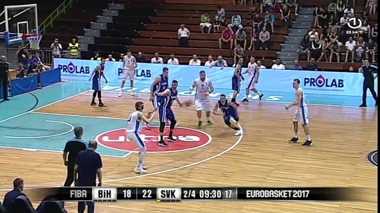Musa pogađa trojku - 19. poen [BiH-Slovačka] (5.8.2017)