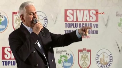 Sivas-Başbakan Binali Yıldırım Sivas'ta Toplu Açılış ve Temel Atma Töreninde Konuştu